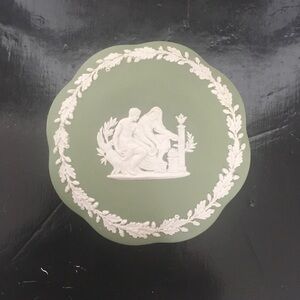 Authentic Green Wedgwood Trinket Box